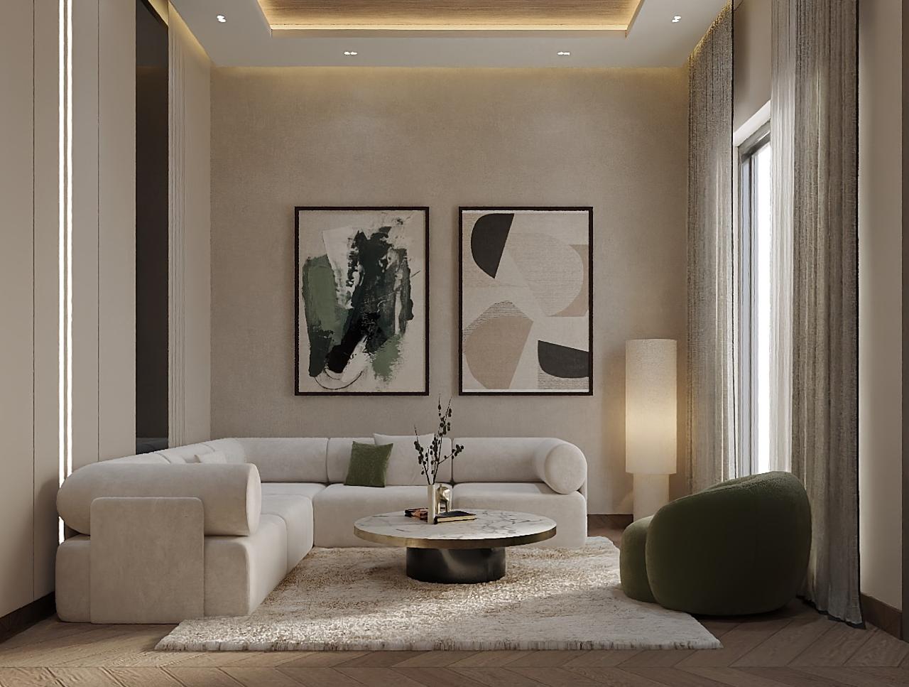 Luxury interior design living room